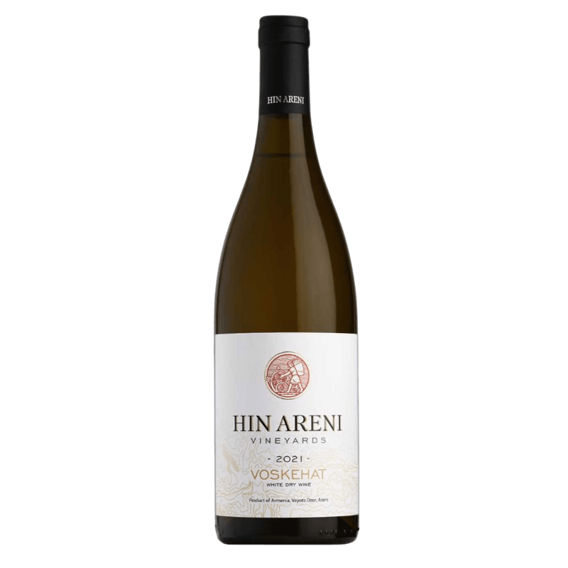 Koop Hin Areni rode wijn van Areni Noir druif uit Vayots Dzor. Elegante Armeense wijn met fruitige tonen. Snelle levering in Bel