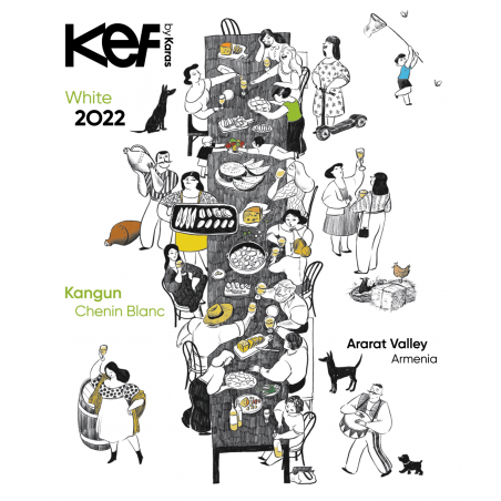 KEF by Karas vin blanc 750 ml