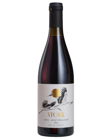 STORK rode wijn Areni. Montepulciano