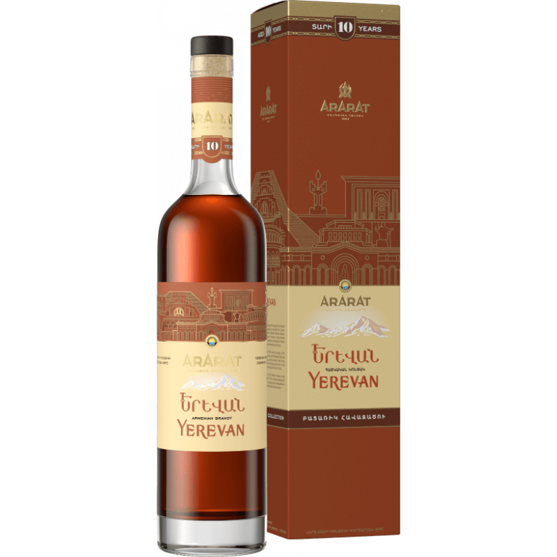 Armeense brandewijn ARARAT Yerevan 10 jaar oud 0.75L