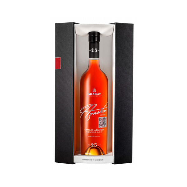 Brandy Arménien ARARAT Charles Aznavour Signature Blend 25 ans